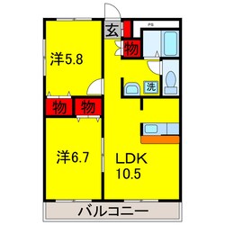 五井駅 バス4分  京葉小入口下車：停歩9分 3階の物件間取画像